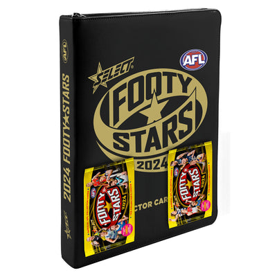 2024 AFL Footy Stars Vinyl Album + 2 Packs