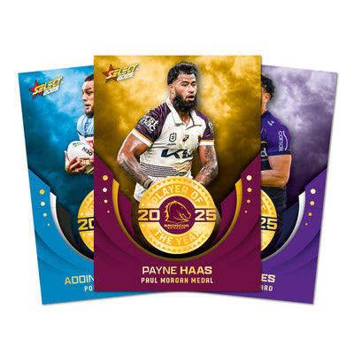 2025 NRL Club Player of the Year Limited Edition Cards
