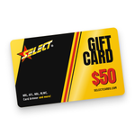 Select Gift Card $50 – black and gold design