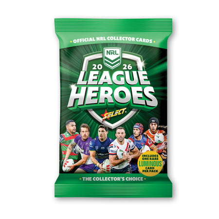 2026 NRL League Heroes Cards Pack