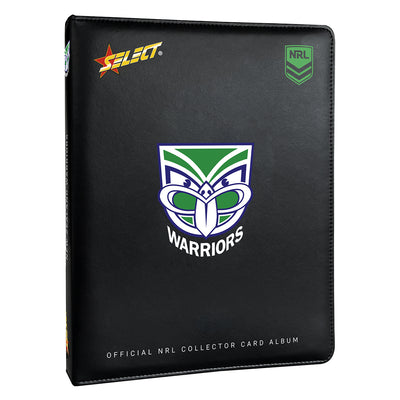 Official NRL Warriors Collector Card Album