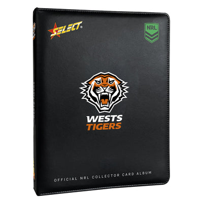 Official NRL Wests Tigers Collector Card Album