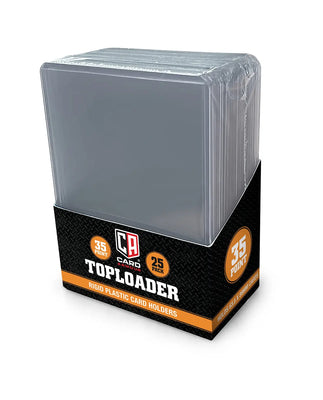 Card Armour 35pt top loaders 25 pack - rigid card protection holders for standard thickness trading cards