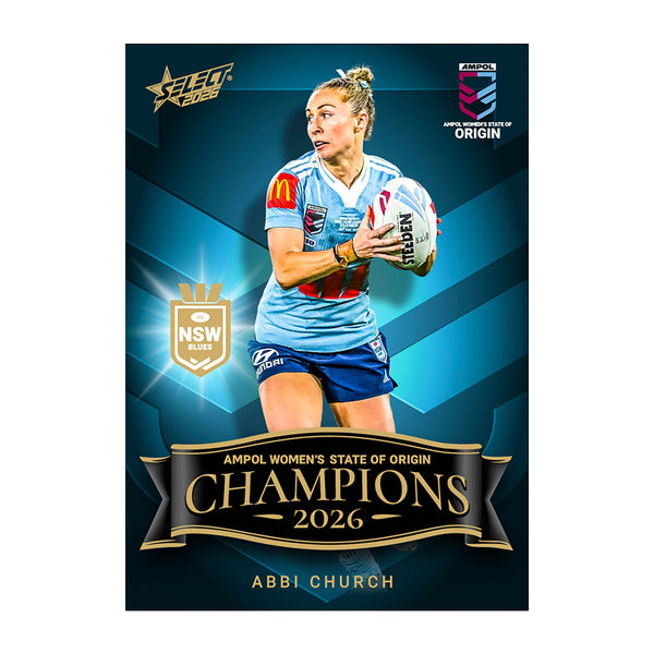 Abbi Church NSW Blues card