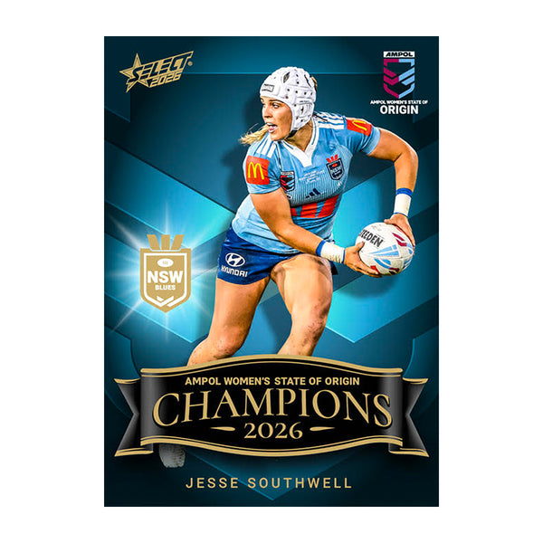 Jesse Southwell NSW Blues card