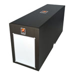 PSA graded card storage box open view - showing interior slots for 20 graded card slabs
