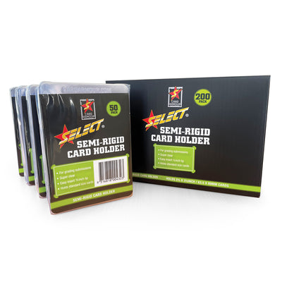 Card Armour semi-rigid card holders for grading submissions - front view showing holder design