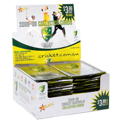 2008-09 Cricket Australia Collector Cards Hobby Box (36 Packs)